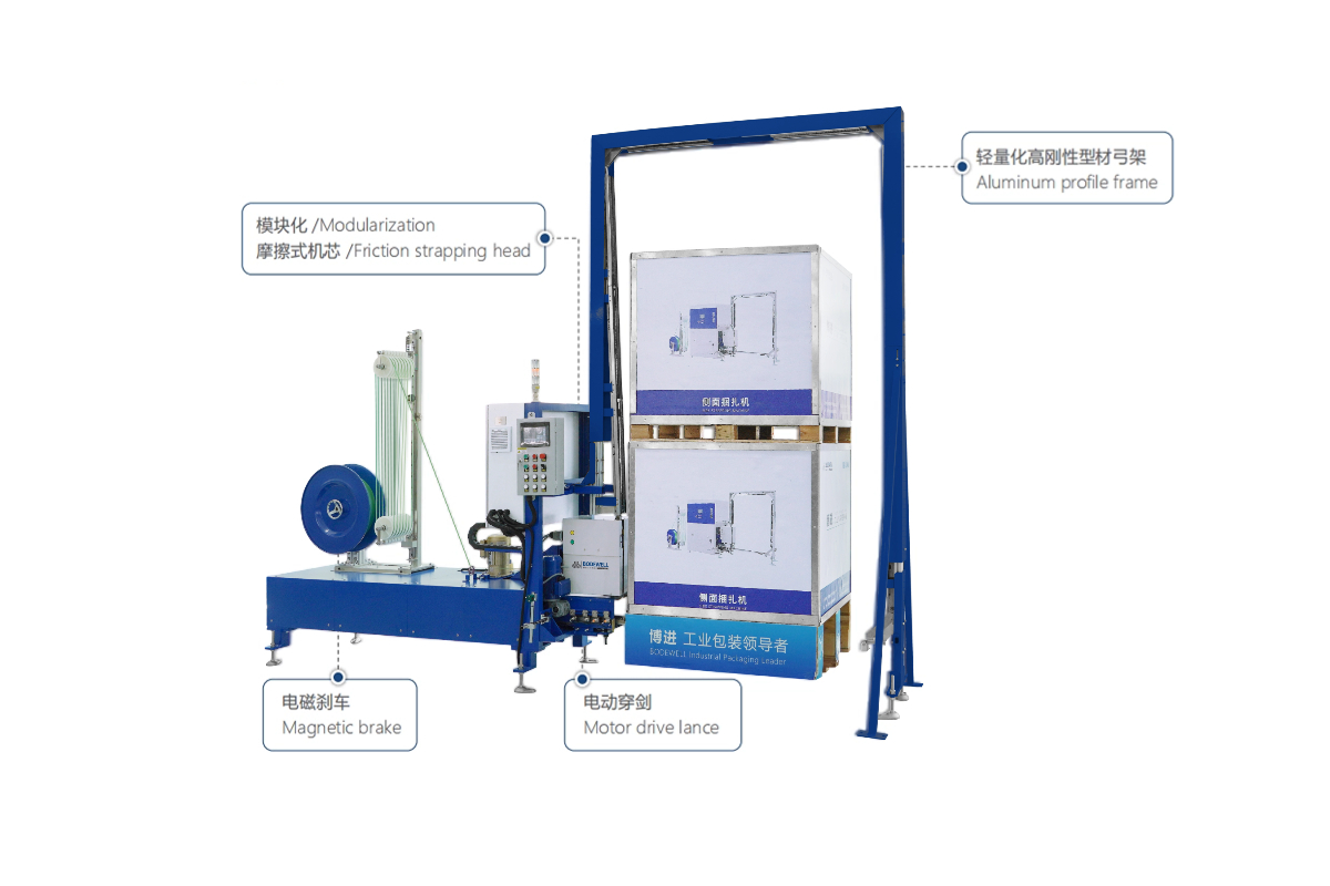 SS-102加高穿劍側(cè)面捆扎機(jī)
